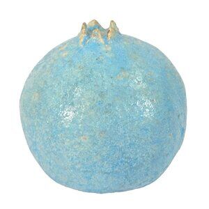 Manousos Chalkiadakis Ceramic Pomegranate Paperweight Greek Studio Artist